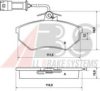 A.B.S. 36791 Brake Pad Set, disc brake